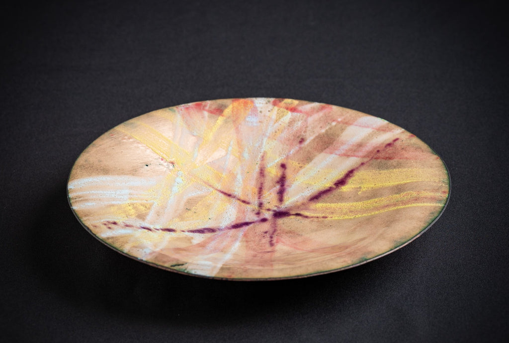 Large Plate Multicoloured by Melanie Rice