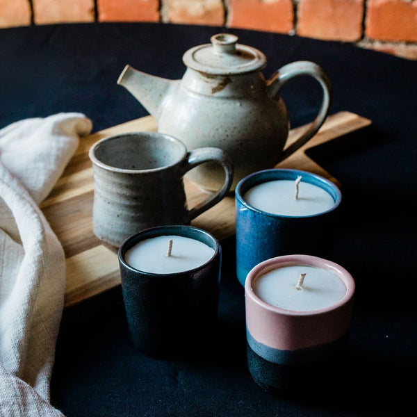 Scented Candle in Ceramic Vessel by Adele Macer