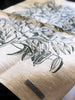 Screen Printed Linen Tea Towel by Roze Elizabeth