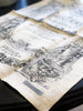 Screen Printed Linen Tea Towel by Roze Elizabeth
